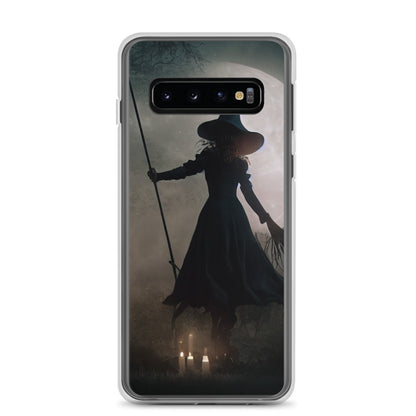 Neduz Designs Halloween Blockula Witch Samsung Clear Case
