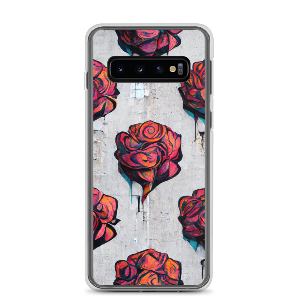 Neduz Designs Artified Graffiti Roses Samsung Clear Case