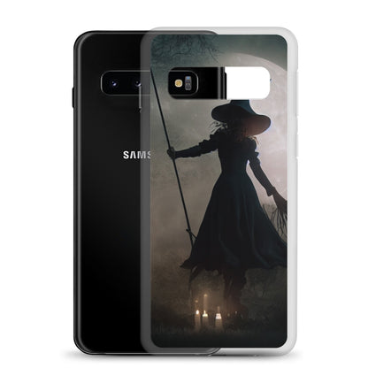 Neduz Designs Halloween Blockula Witch Samsung Clear Case