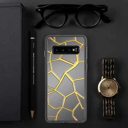 Neduz Designs Incept Fire Cracks Samsung Clear Case