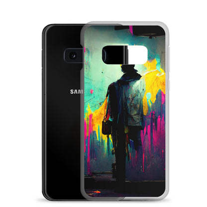 Neduz Designs Artified Graffiti Silhouette Samsung Clear Case