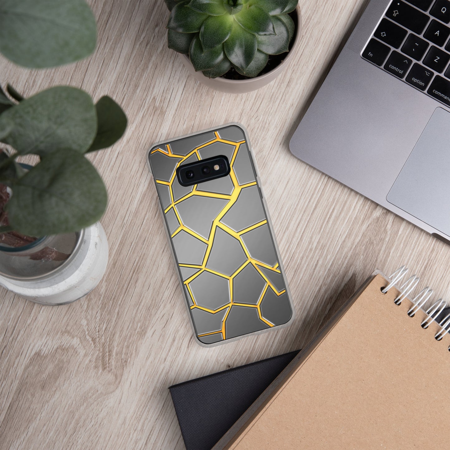 Neduz Designs Incept Fire Cracks Samsung Clear Case