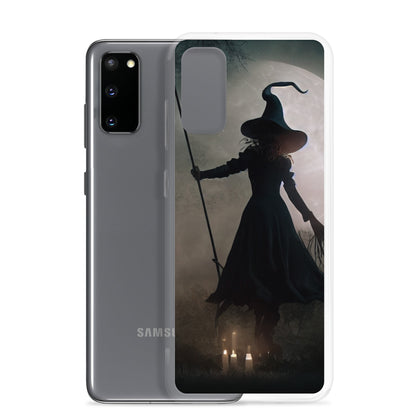 Neduz Designs Halloween Blockula Witch Samsung Clear Case