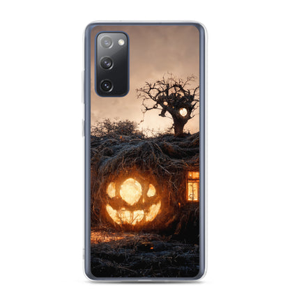 Neduz Designs Halloween Pumpkin House Samsung Clear Case