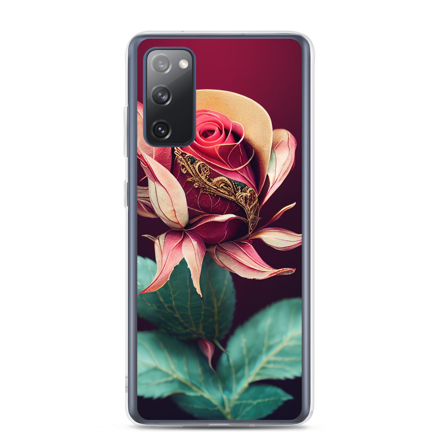 Neduz Designs Artified Fancy Rose Samsung Clear Case