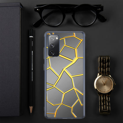 Neduz Designs Incept Fire Cracks Samsung Clear Case