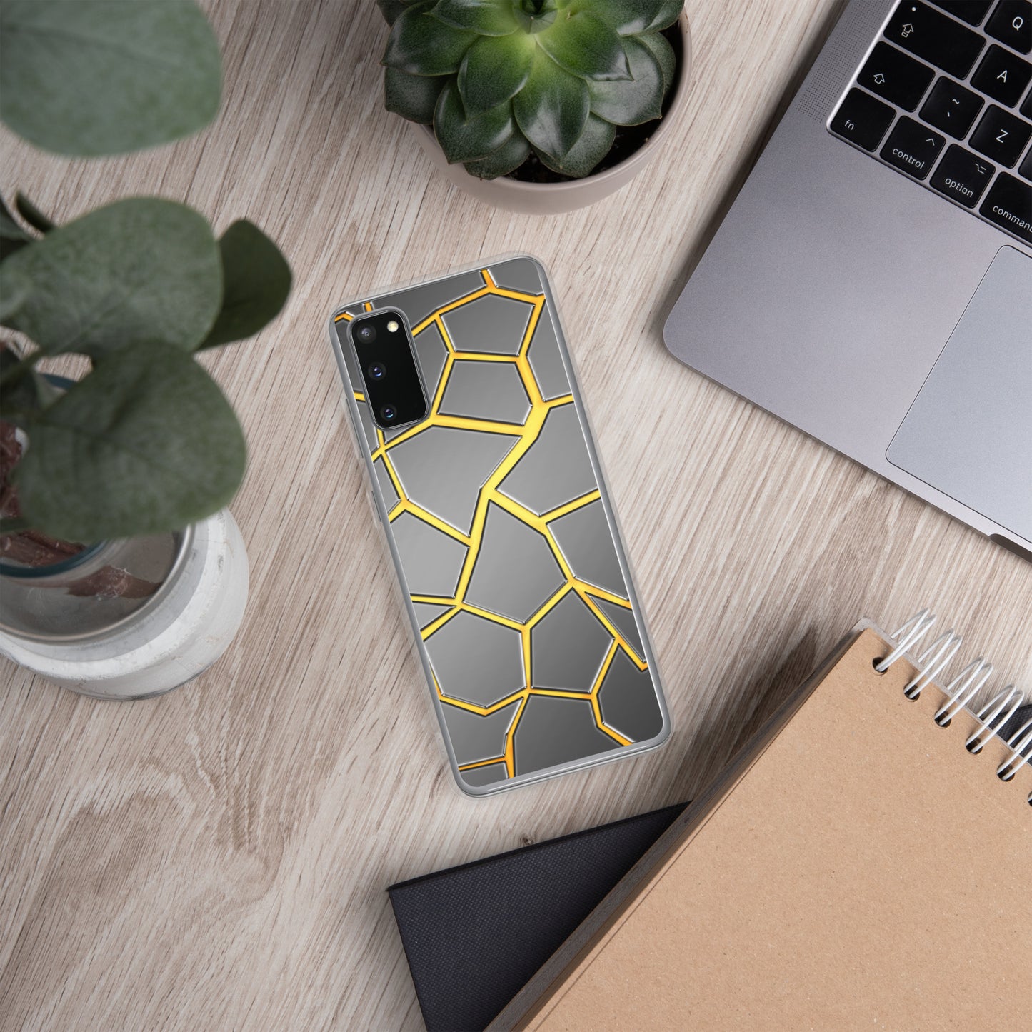 Neduz Designs Incept Fire Cracks Samsung Clear Case