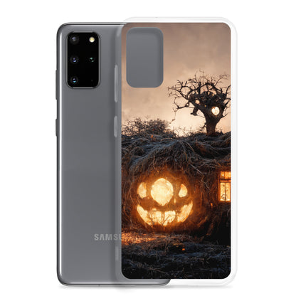 Neduz Designs Halloween Pumpkin House Samsung Clear Case