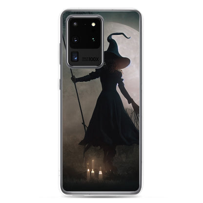 Neduz Designs Halloween Blockula Witch Samsung Clear Case