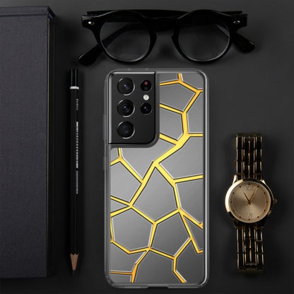 Neduz Designs Incept Fire Cracks Samsung Clear Case