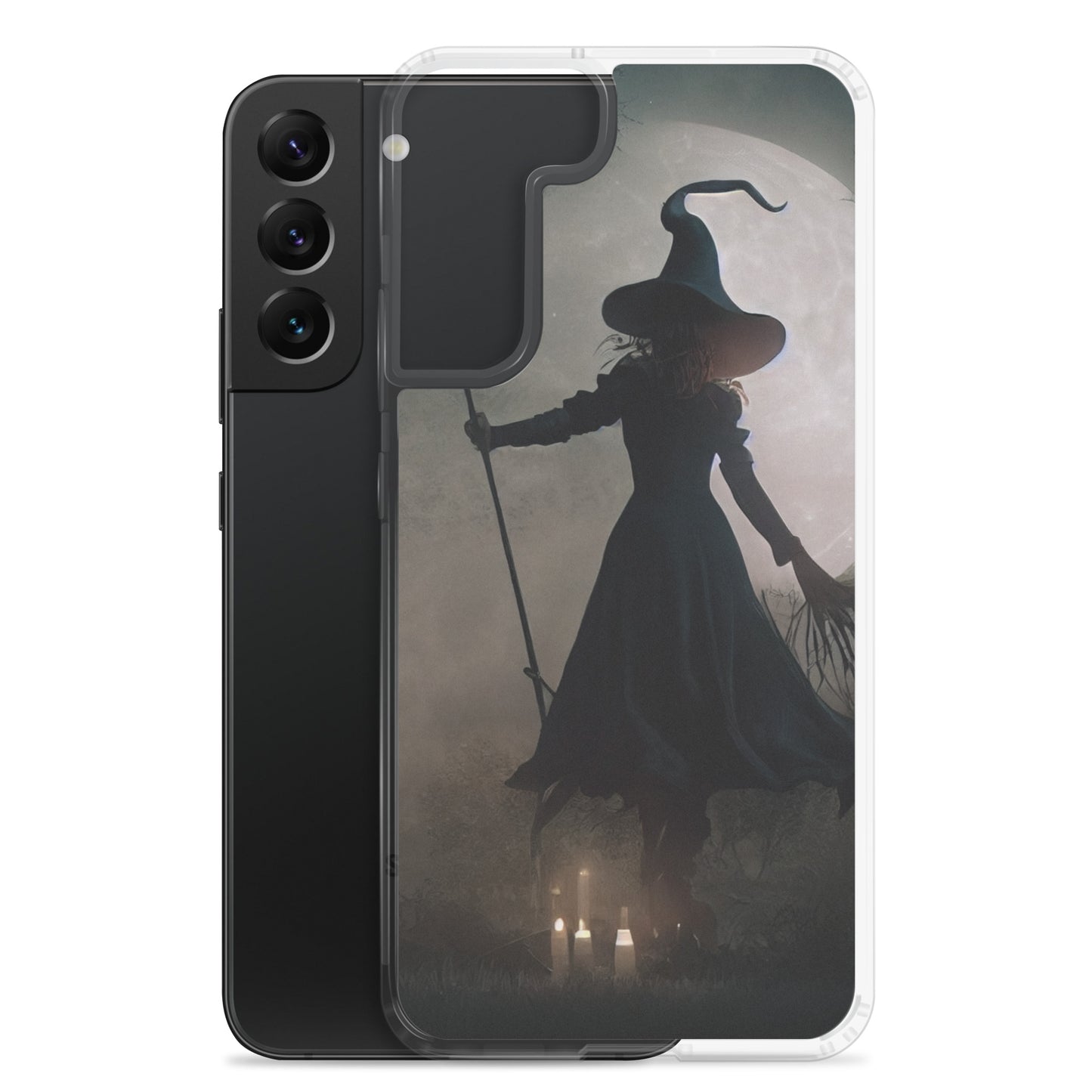 Neduz Designs Halloween Blockula Witch Samsung Clear Case