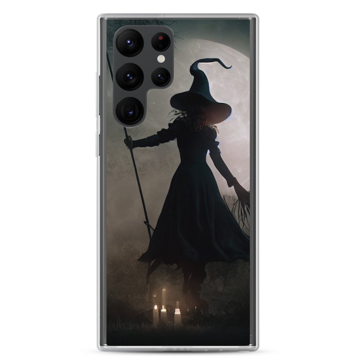 Neduz Designs Halloween Blockula Witch Samsung Clear Case