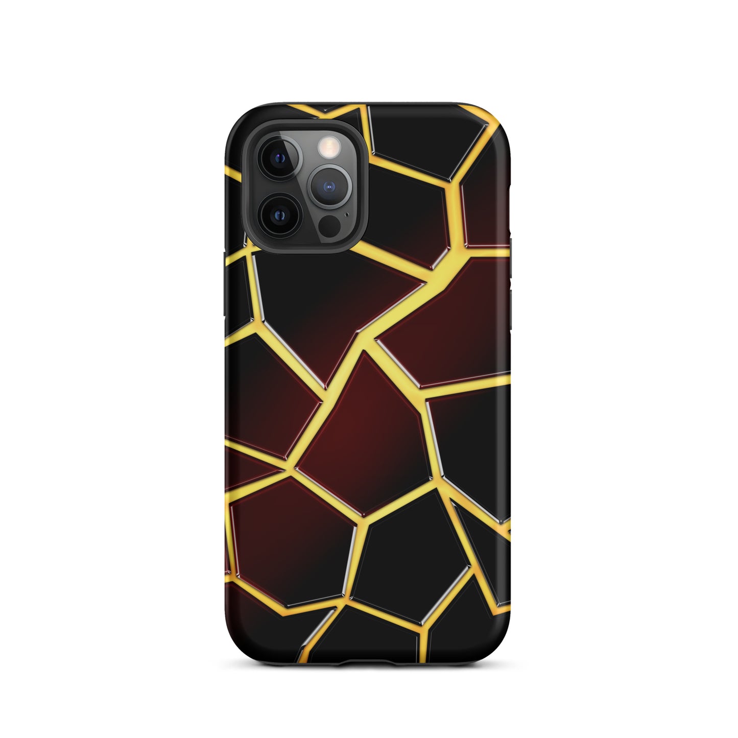 Neduz Designs Incept Fire Cracks Obsidian Tough Case for iPhone®