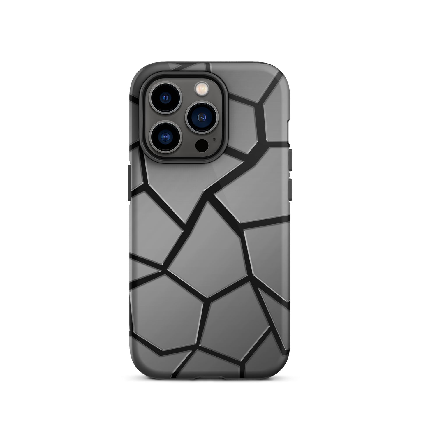 Neduz Designs Incept Black Cracks Tough Case for iPhone®