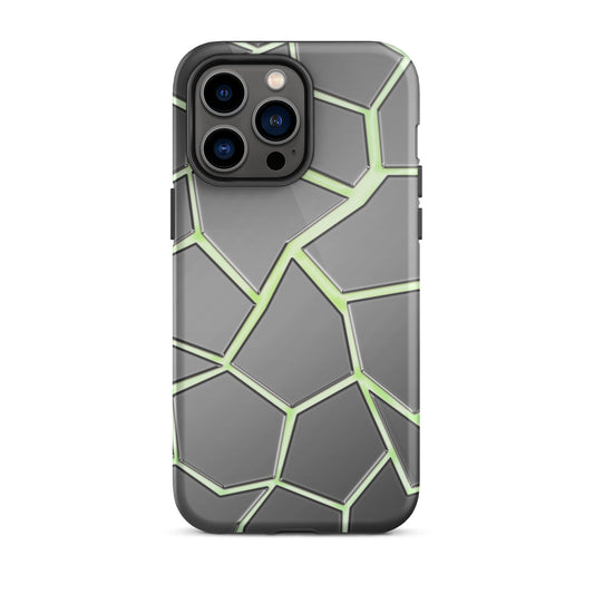 Neduz Designs Incept Green Cracks Tough Case for iPhone®