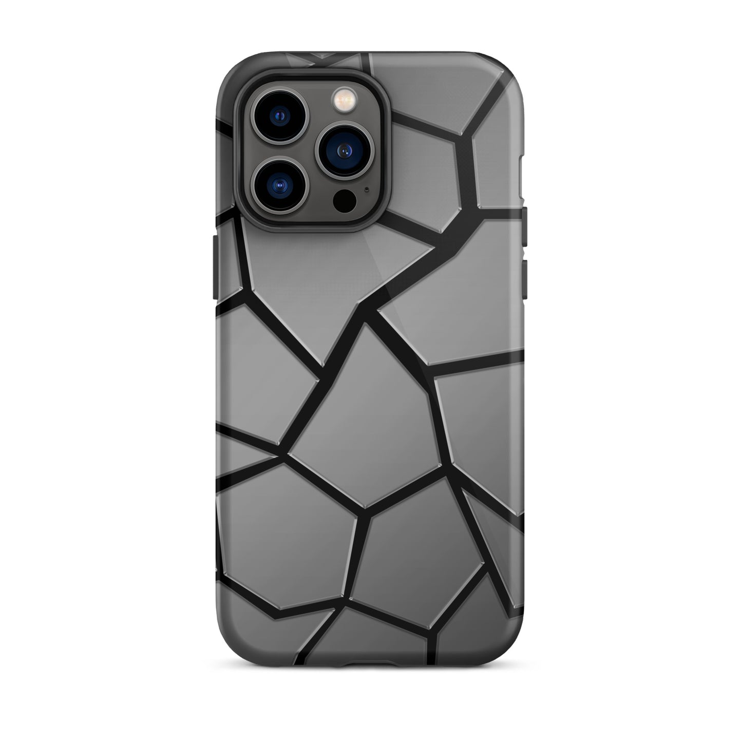 Neduz Designs Incept Black Cracks Tough iPhone kılıfı