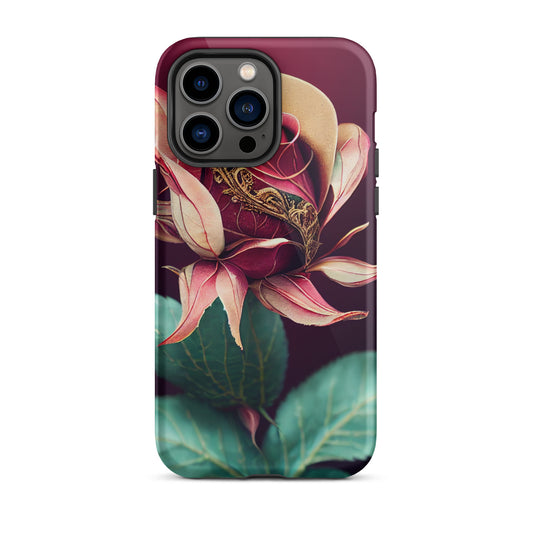 Neduz Designs Artified Fancy Rose Tough iPhone-fodral