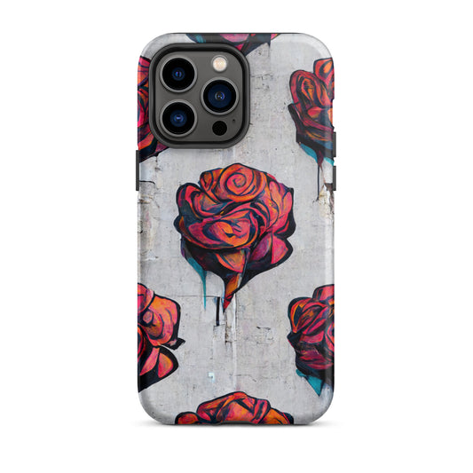 Neduz Designs Artified Graffiti Roses Tufft iPhonefodral