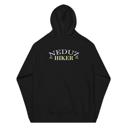 Unisex eco raglan hoodie Hiker Hoodie Neduz Designs