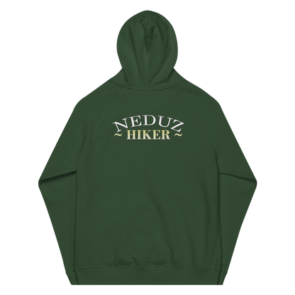 Unisex eco raglan hoodie Hiker Hoodie Neduz Designs