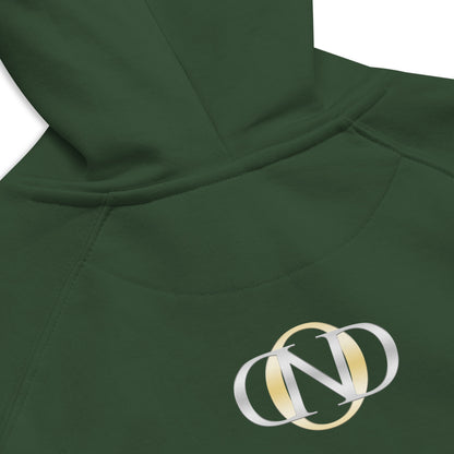 Unisex eco raglan hoodie Eye C U Neduz Designs