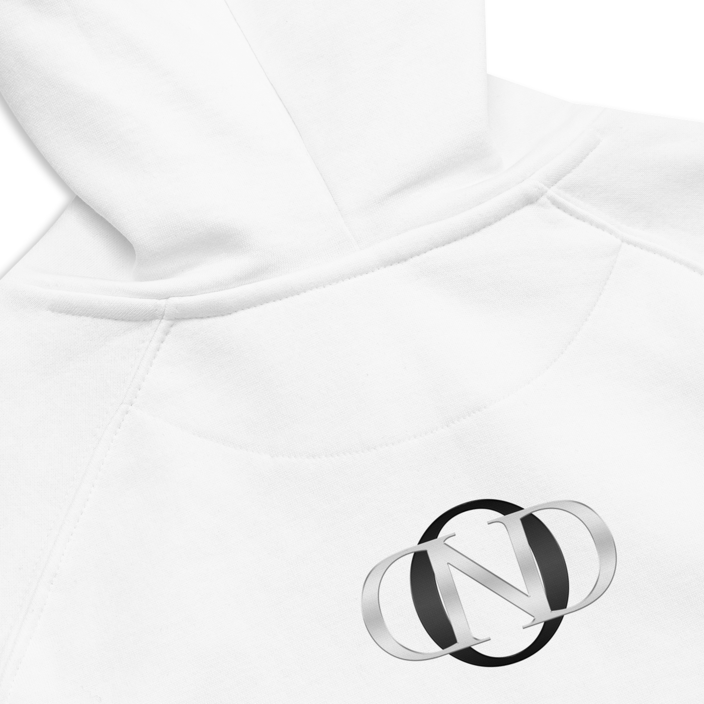 Unisex eco raglan hoodie Incept Leaves Neduz Designs