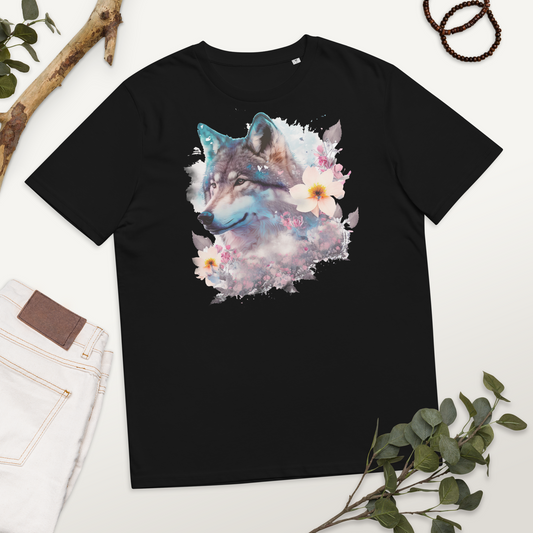 Neduz Designs Exposed Animals Wolf Unisex organic cotton t-shirt