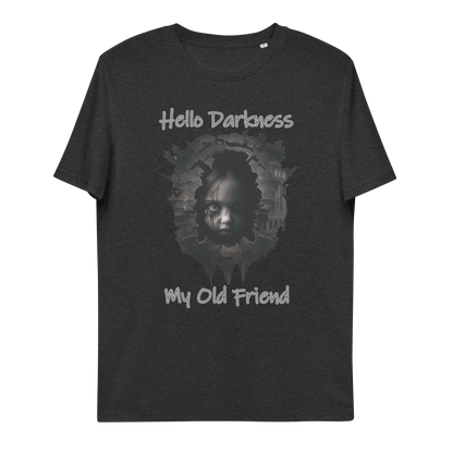 Unisex organic cotton t-shirt Hello Darkness