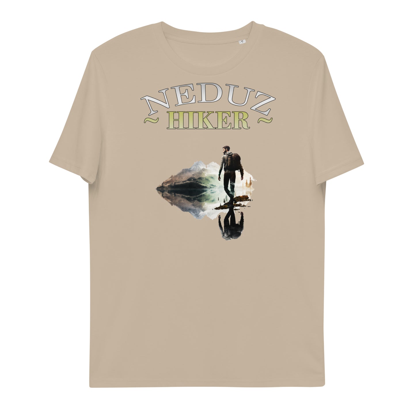 Unisex organic cotton t-shirt Vagabond Shirt Neduz Designs Hiker Shirt