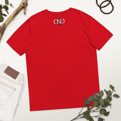 Neduz Designs Exposed Noel Tatilleri Ren Geyiği Unisex organik pamuklu t-shirt