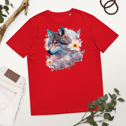 Neduz Designs Exposed Animals Wolf Unisex organic cotton t-shirt