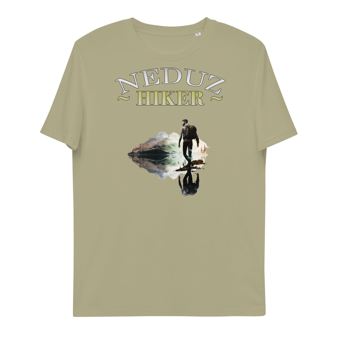 Unisex organic cotton t-shirt Vagabond Shirt Neduz Designs Hiker Shirt