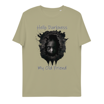 Unisex organic cotton t-shirt Hello Darkness