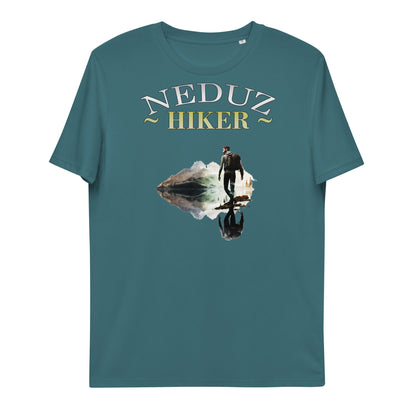 Unisex organic cotton t-shirt Vagabond Shirt Neduz Designs Hiker Shirt