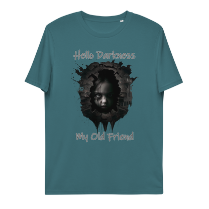 Unisex organic cotton t-shirt Hello Darkness