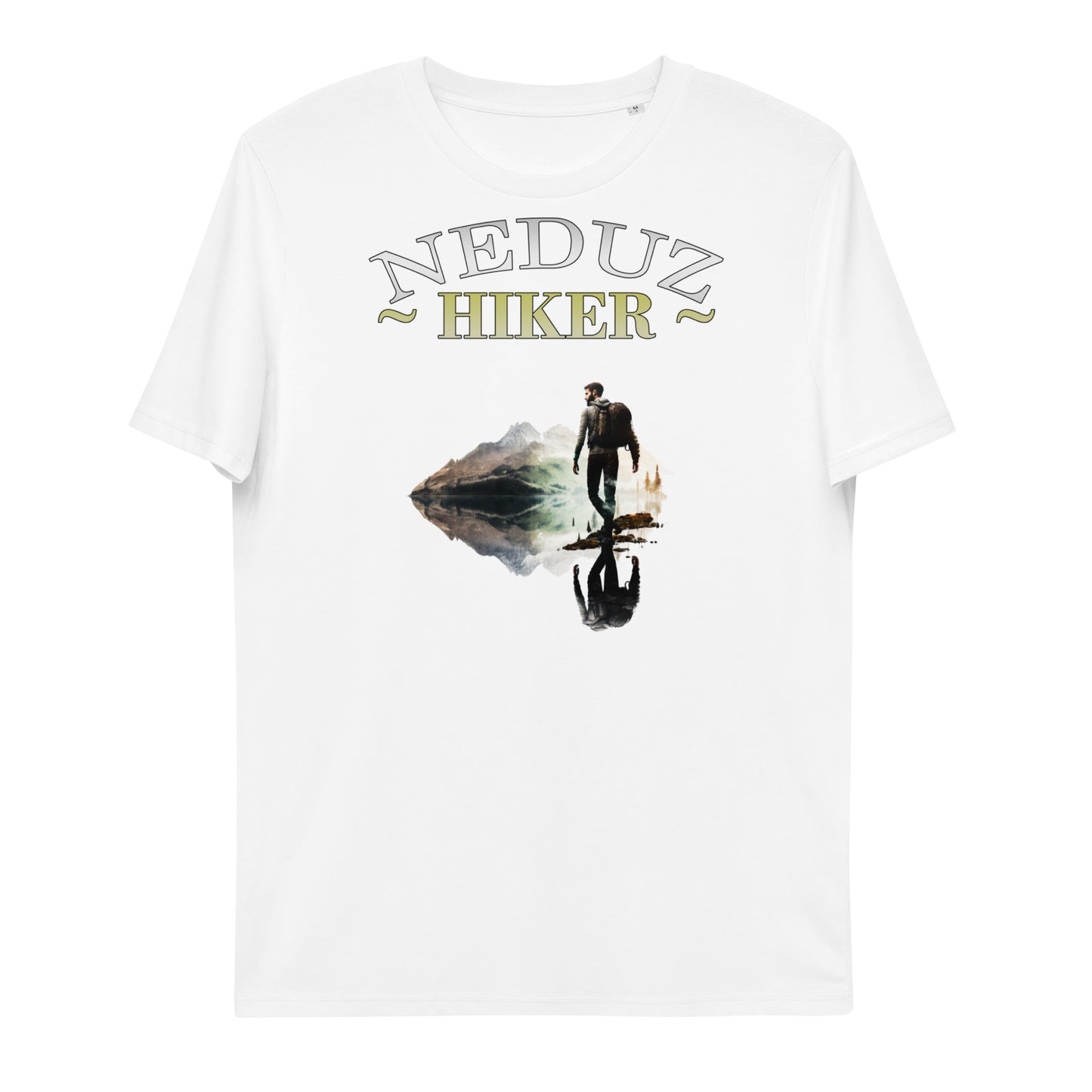 Unisex organic cotton t-shirt Vagabond Shirt Neduz Designs Hiker Shirt